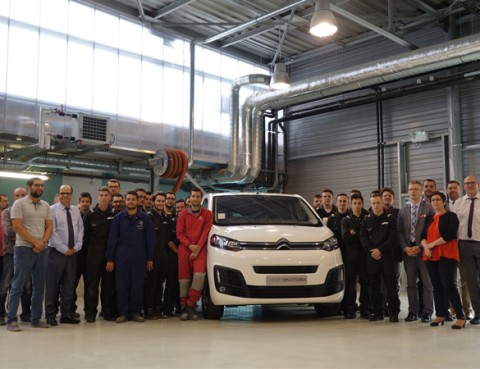 Voiture Citroën pour le Campus des Métiers de Brest