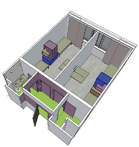 plan de chambre internat campus des métiers